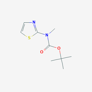 molecular formula C9H14N2O2S B1444416 Methylthiazol-2-ylcarbamic acid tert-butyl ester CAS No. 479198-74-8