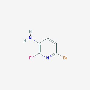 molecular formula C5H4BrFN2 B1444439 6-Bromo-2-fluoropyridin-3-amine CAS No. 850220-97-2