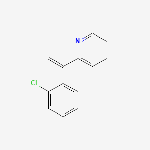 Pyridine, 2-(1-(2-chlorophenyl)ethenyl)-