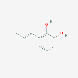 1,2-Benzenediol, 3-(2-methyl-1-propenyl)-