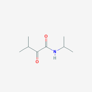 molecular formula C8H15NO2 B1444451 3-methyl-2-oxo-N-(propan-2-yl)butanamide CAS No. 98552-48-8