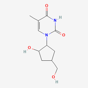 1-[2-Hydroxy-4-(hydroxymethyl)cyclopentyl]-5-methylpyrimidine-2,4(1h,3h)-dione