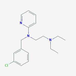 Pyridine, 2-((m-chlorobenzyl)(2-(diethylamino)ethyl)amino)-