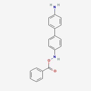 (1,1'-Biphenyl)-4,4'-diamine, N-(benzoyloxy)-