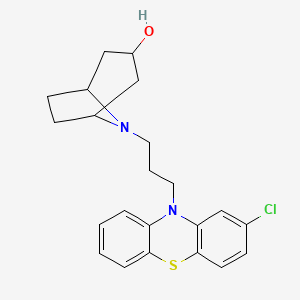 8-[3-(2-Chloro-10h-phenothiazin-10-yl)propyl]-8-azabicyclo[3.2.1]octan-3-ol