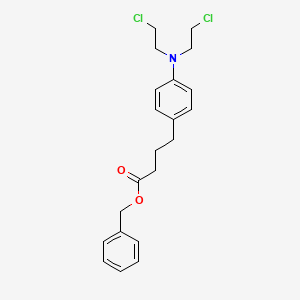 Benzyl 4-[4-[bis(2-chloroethyl)amino]phenyl]butanoate