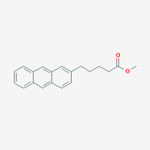 molecular formula C20H20O2 B14444741 Methyl 5-(anthracen-2-yl)pentanoate CAS No. 75802-33-4