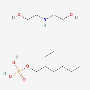 2-Ethylhexyl phosphate diethanolamine salt