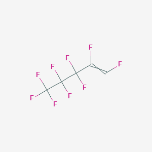 molecular formula C5HF9 B14444759 1,2,3,3,4,4,5,5,5-Nonafluoropent-1-ene CAS No. 75180-13-1