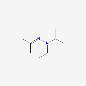 molecular formula C8H18N2 B14444911 2-Propanone, ethyl(1-methylethyl)hydrazone CAS No. 75268-05-2