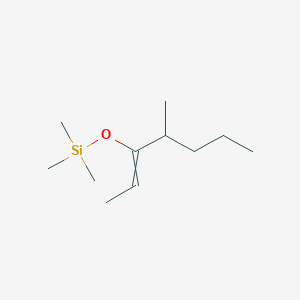 Trimethyl[(4-methylhept-2-en-3-yl)oxy]silane