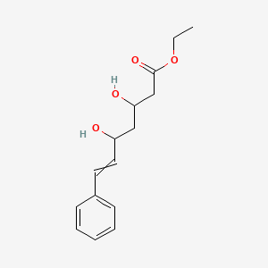 Ethyl 3,5-dihydroxy-7-phenylhept-6-enoate