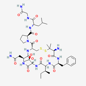 Oxytocin, 1-penicillamyl-phe(2)-thr(4)-