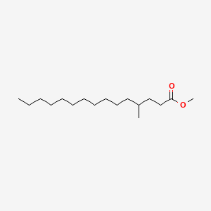 molecular formula C17H34O2 B14445012 Methyl 4-methylpentadecanoate CAS No. 73559-31-6