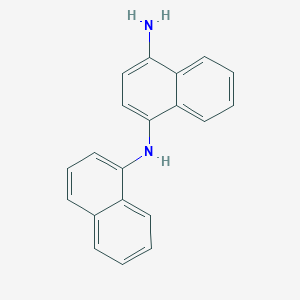 molecular formula C20H16N2 B14445129 N~1~-(Naphthalen-1-yl)naphthalene-1,4-diamine CAS No. 79227-35-3