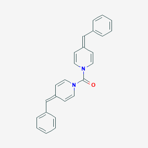 molecular formula C25H20N2O B14445141 Bis(4-benzylidenepyridin-1-yl)methanone CAS No. 75665-43-9