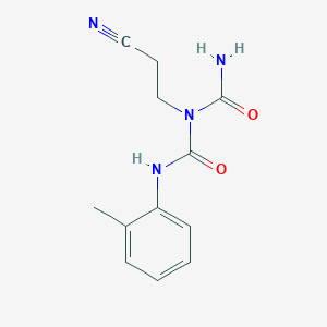 N-(2-Cyanoethyl)-2-methyl-N'-phenylimidodicarbonic diamide