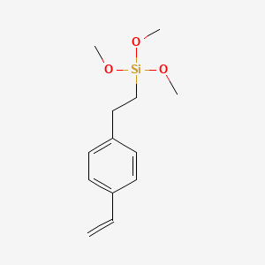 molecular formula C13H20O3Si B14445172 [2-(4-Ethenylphenyl)ethyl](trimethoxy)silane CAS No. 75822-21-8