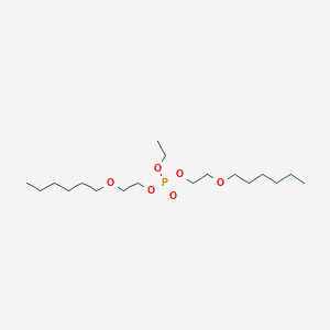 Ethyl bis[2-(hexyloxy)ethyl] phosphate