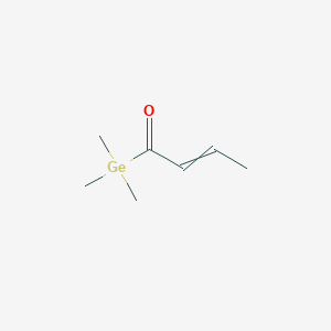 molecular formula C7H14GeO B14445271 1-(Trimethylgermyl)but-2-en-1-one CAS No. 73452-02-5