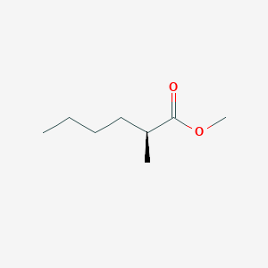 molecular formula C8H16O2 B14445294 Methyl (2S)-2-methylhexanoate CAS No. 75584-10-0