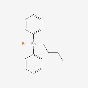 molecular formula C16H19BrSn B14445310 Bromo-butyl-diphenyl-stannane CAS No. 73149-64-1