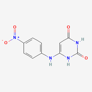 6-[(4-nitrophenyl)amino]pyrimidine-2,4(1H,3H)-dione