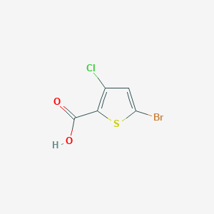 molecular formula C5H2BrClO2S B1444546 5-溴-3-氯噻吩-2-羧酸 CAS No. 842135-76-6
