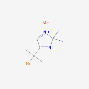 4-(2-Bromopropan-2-yl)-2,2-dimethyl-1-oxo-2H-1lambda~5~-imidazole