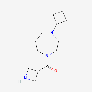 B1444549 1-(Azetidin-3-ylcarbonyl)-4-cyclobutyl-1,4-diazepane CAS No. 1238877-60-5