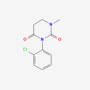 2,4(1H,3H)-Pyrimidinedione, dihydro-3-(2-chlorophenyl)-1-methyl-