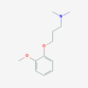 3-(2-methoxyphenoxy)-N,N-dimethylpropan-1-amine