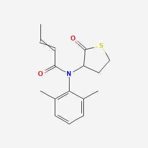 N-(2,6-Dimethylphenyl)-N-(2-oxothiolan-3-yl)but-2-enamide