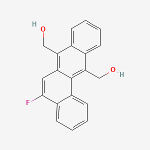 molecular formula C20H15FO2 B14445549 Benz(a)anthracene-7,12-dimethanol, 5-fluoro- CAS No. 78971-86-5