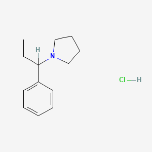 1-(1-Phenylpropyl)pyrrolidine hydrochloride