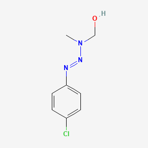 [(4-Chlorophenyl)diazenyl-methylamino]methanol