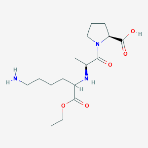 B14445573 N-(6-Amino-1-ethoxy-1-oxohexan-2-yl)-L-alanyl-L-proline CAS No. 76399-90-1