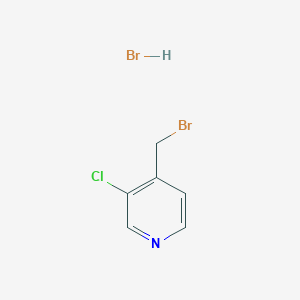 B1444560 4-(Bromomethyl)-3-chloropyridine hydrobromide CAS No. 1256562-25-0