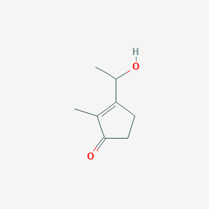 3-(1-Hydroxyethyl)-2-methylcyclopent-2-en-1-one