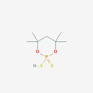 4,4,6,6-Tetramethyl-2-sulfanyl-1,3,2lambda~5~-dioxaphosphinane-2-thione