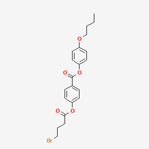 4-Butoxyphenyl 4-[(4-bromobutanoyl)oxy]benzoate