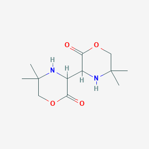 5,5,5',5'-Tetramethyl[3,3'-bimorpholine]-2,2'-dione