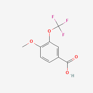 molecular formula C9H7F3O4 B1444574 4-甲氧基-3-(三氟甲氧基)苯甲酸 CAS No. 647855-22-9