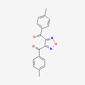 (1,2,5-Oxadiazole-3,4-diyl)bis[(4-methylphenyl)methanone]