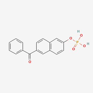 Methanone, phenyl[6-(phosphonooxy)-2-naphthalenyl]-