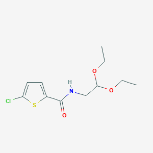 molecular formula C11H16ClNO3S B1444589 5-氯-噻吩-2-羧酸(2,2-二乙氧基乙基)酰胺 CAS No. 960400-58-2