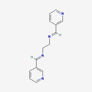 1,2-Ethanediamine, N,N'-bis(3-pyridinylmethylene)-