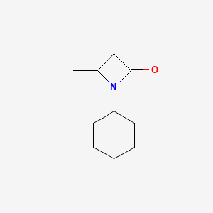 2-Azetidinone, 1-cyclohexyl-4-methyl-