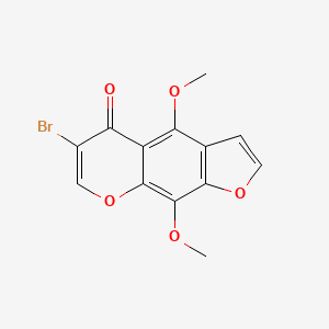 6-Bromo-4,9-dimethoxy-5H-furo[3,2-g][1]benzopyran-5-one