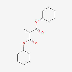 Dicyclohexyl methylpropanedioate